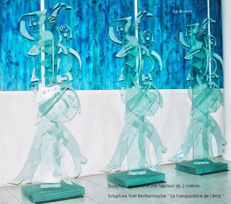 Sculture verre clair 01